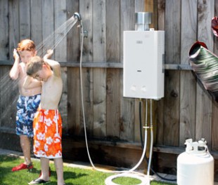 Get Hot Water in Your Backyard